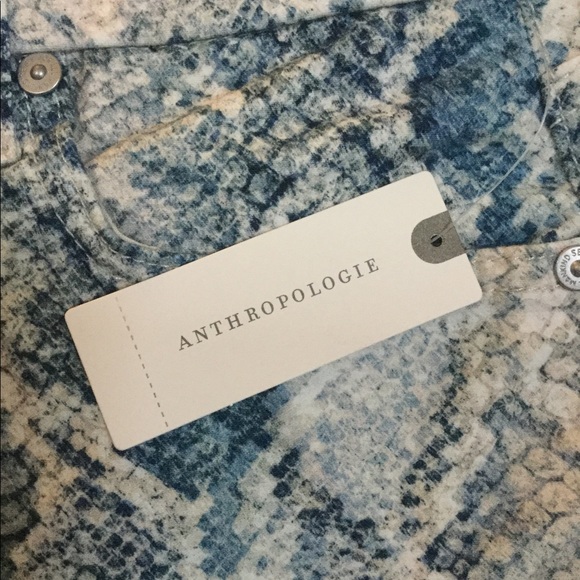 Anthropologie Cotton Patterned Jeans- W 31 - Picture 3 of 6